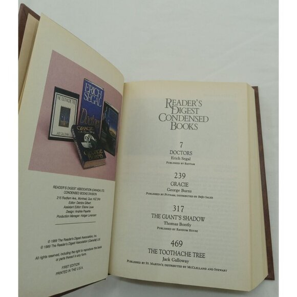 1989 Reader's Digest Condensed 1st Ed HC Leather Gilt Vtg NM Classic - Picture 11 of 12